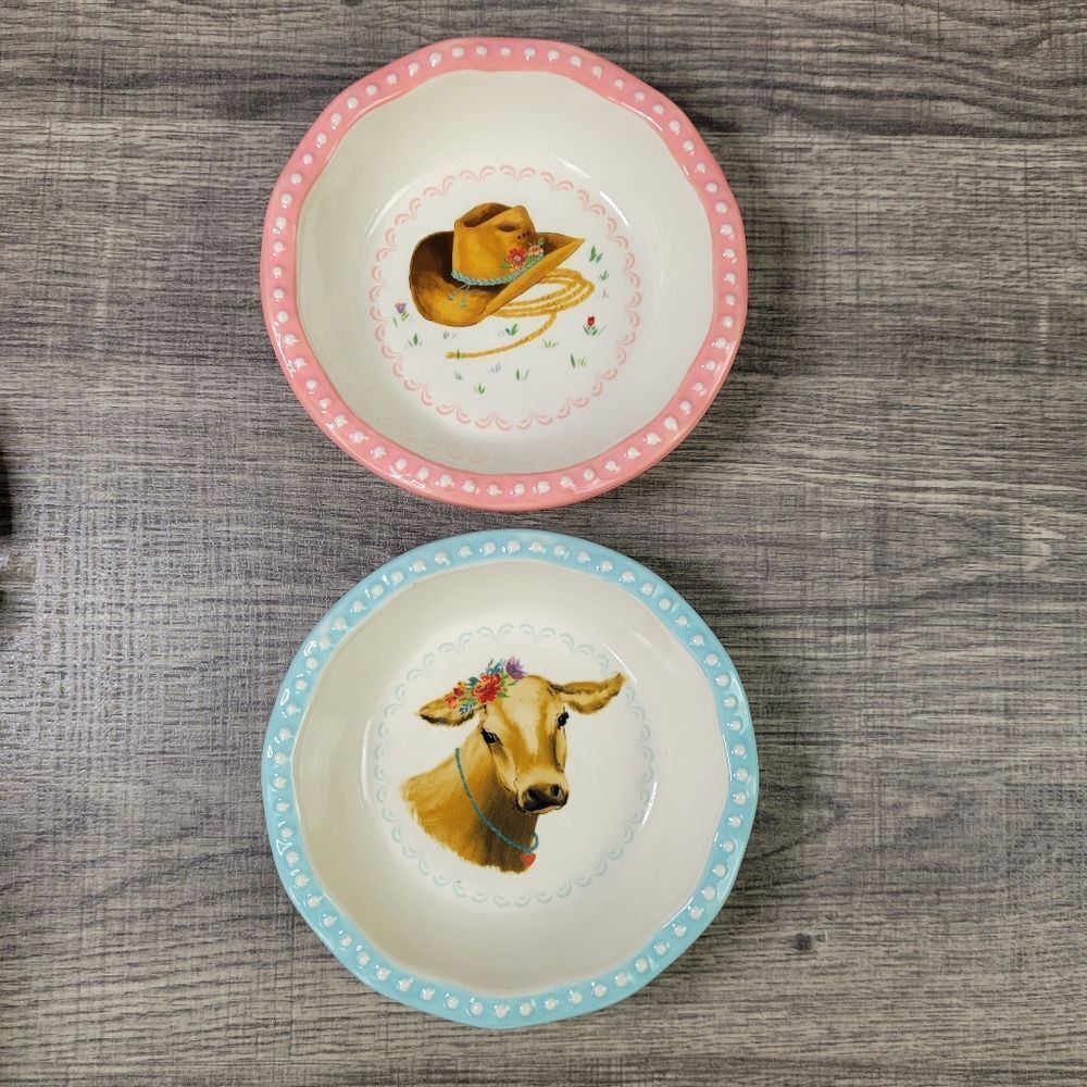 The Pioneer Woman Sweet‎ Romance Blossoms Mini Pie Plate  Set